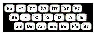 autoharp chord bars